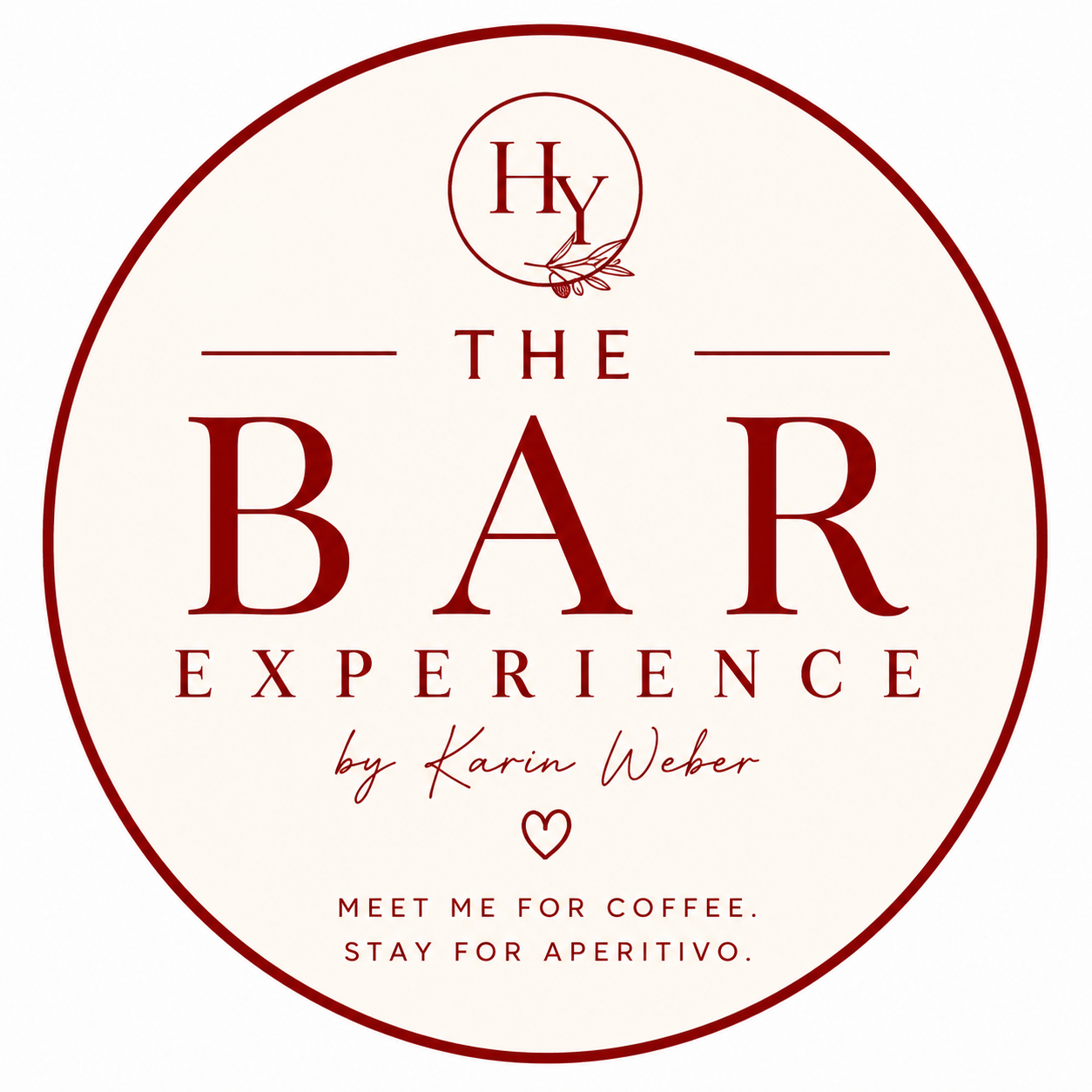 THE BAR EXPERIENCE by Karin Weber – meet me for coffee, stay for aperitivo